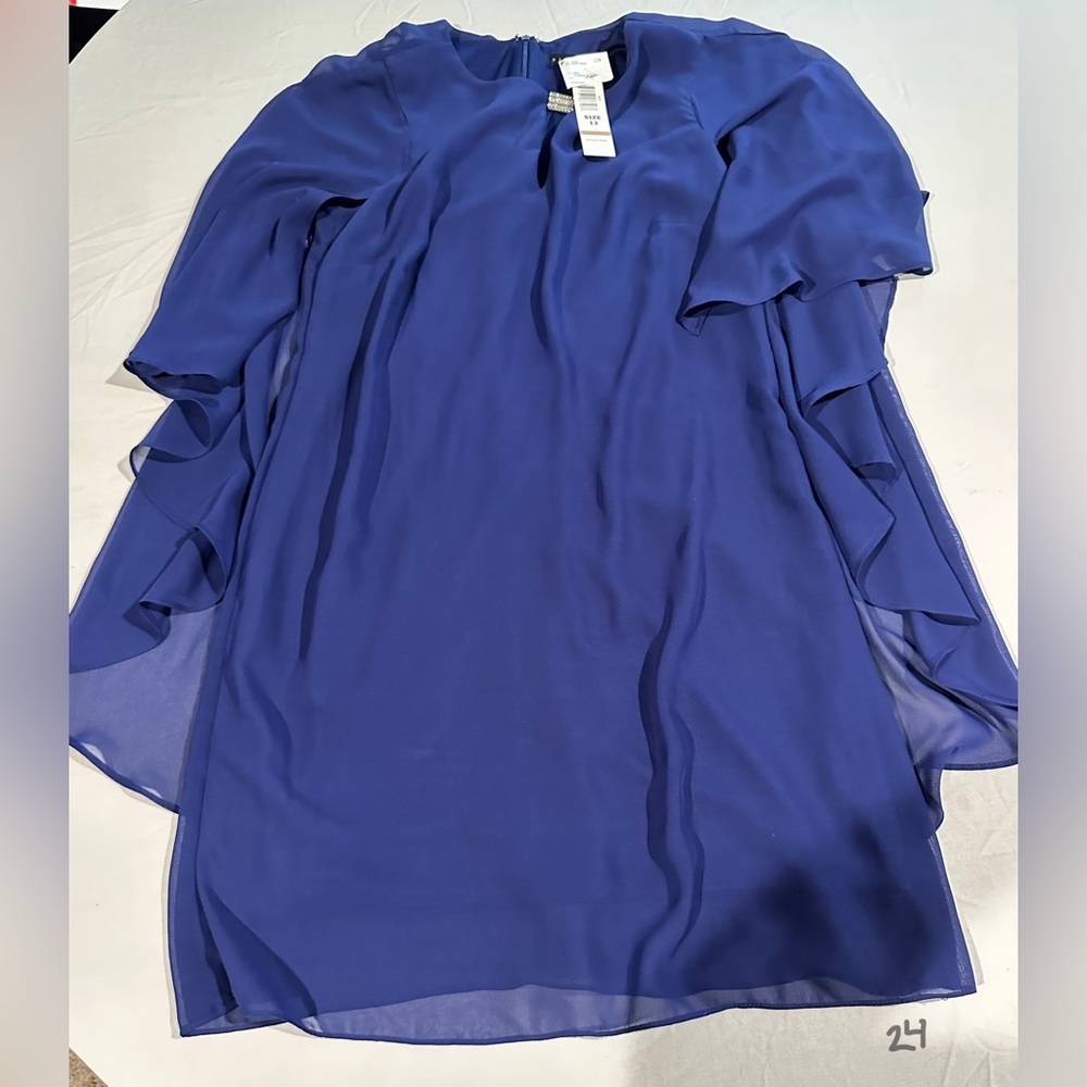 Royal blue flowy dress | Tina B. | 12